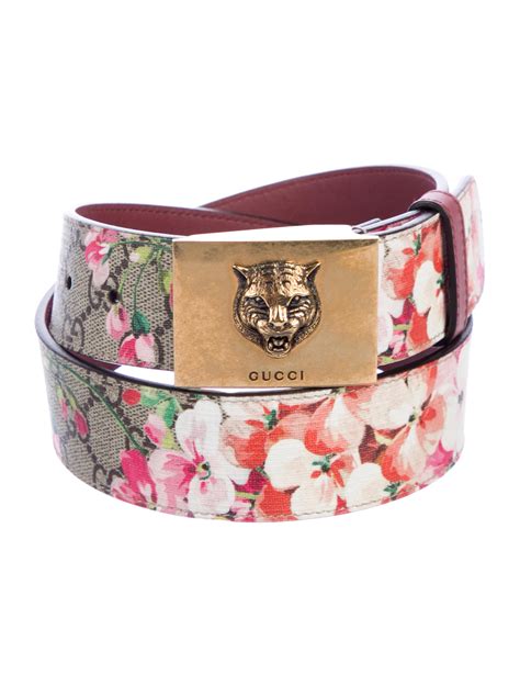 gucci gg floral belt|Gucci belt women silver.